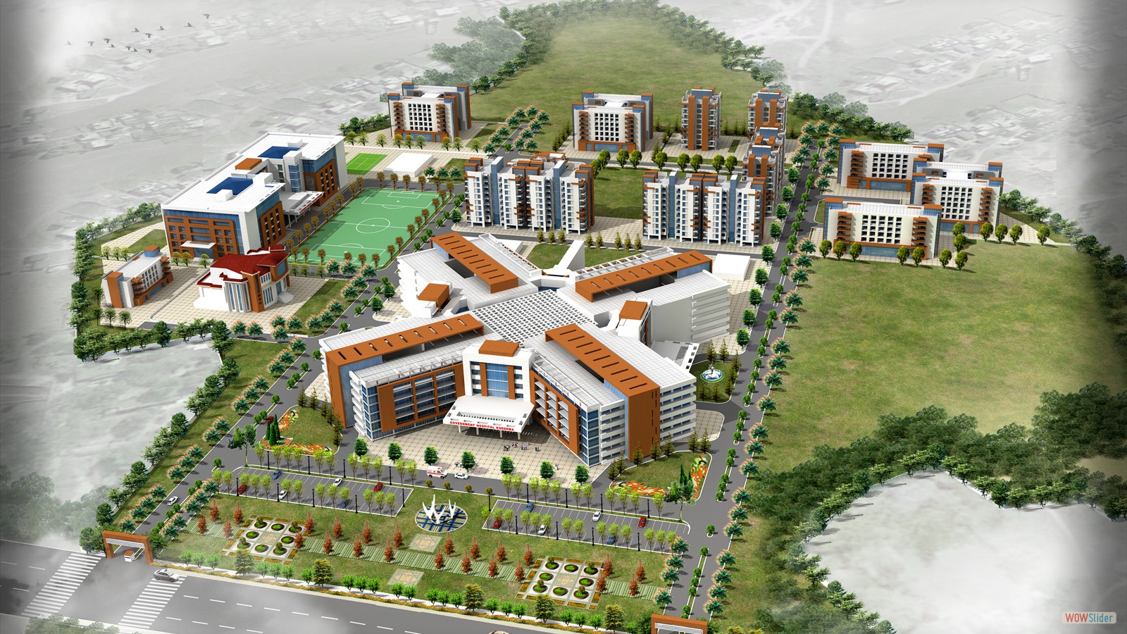 3D View of Medical College, Koderma