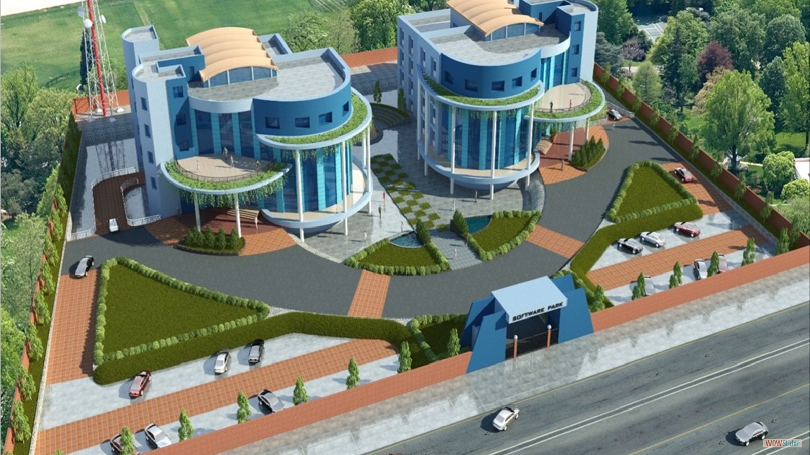 3D View of Software Technology Park, Sindri, Dhanbad